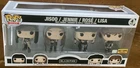 BLACKPINK 4 PACK Funko Pop Rocks vinyl figures ROSE Lisa JISOO Jennie BOX DAMAGE
