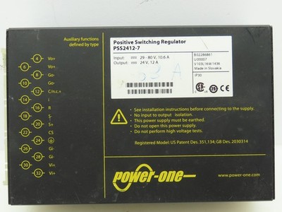 Power-One PSS2412-7 Positive Switching Regulator DC/DC Converter 1-Output 24V