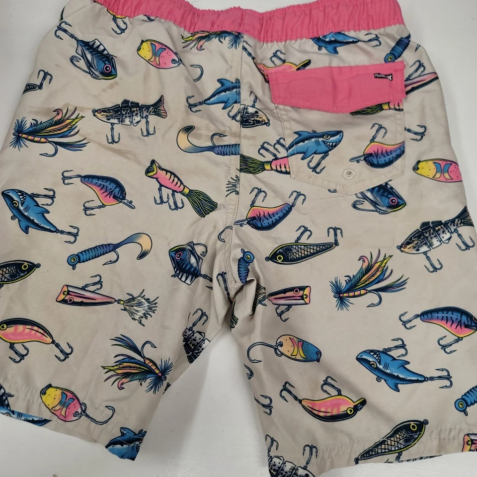 Traje de baño corto Hurley señuelos de pesca niños niños mediano (10-12) Foto 4 de 4