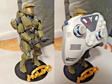 🔥3D Printed🔥Halo Master Chief Xbox Controller , Phone & Holder New