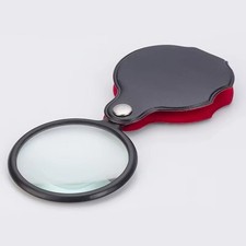 8x/6x Folding Magnifying Glass Pocket Smal Size Optical Magnifier Lens Eye Loupe