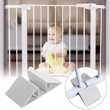 Dog Gate Walk Thru Pet Fence Baby Child Safety Wide Indoor Adjustable Barrier