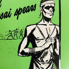 Man-Eaters Masai Spears Book Softcover Vintage 1953 by Charles Ludwig