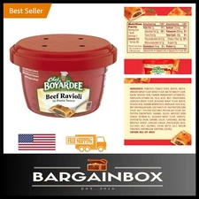 Easy 7.5 oz Beef Ravioli in Pasta Sauce - Perfect for On-the-Go Snacking