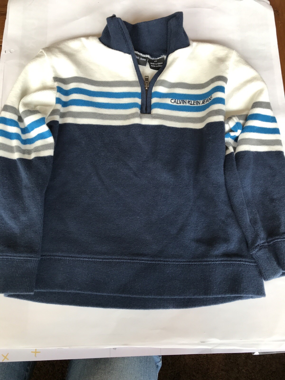 Calvin Klein Jeans Boys Blue/White/Grey 