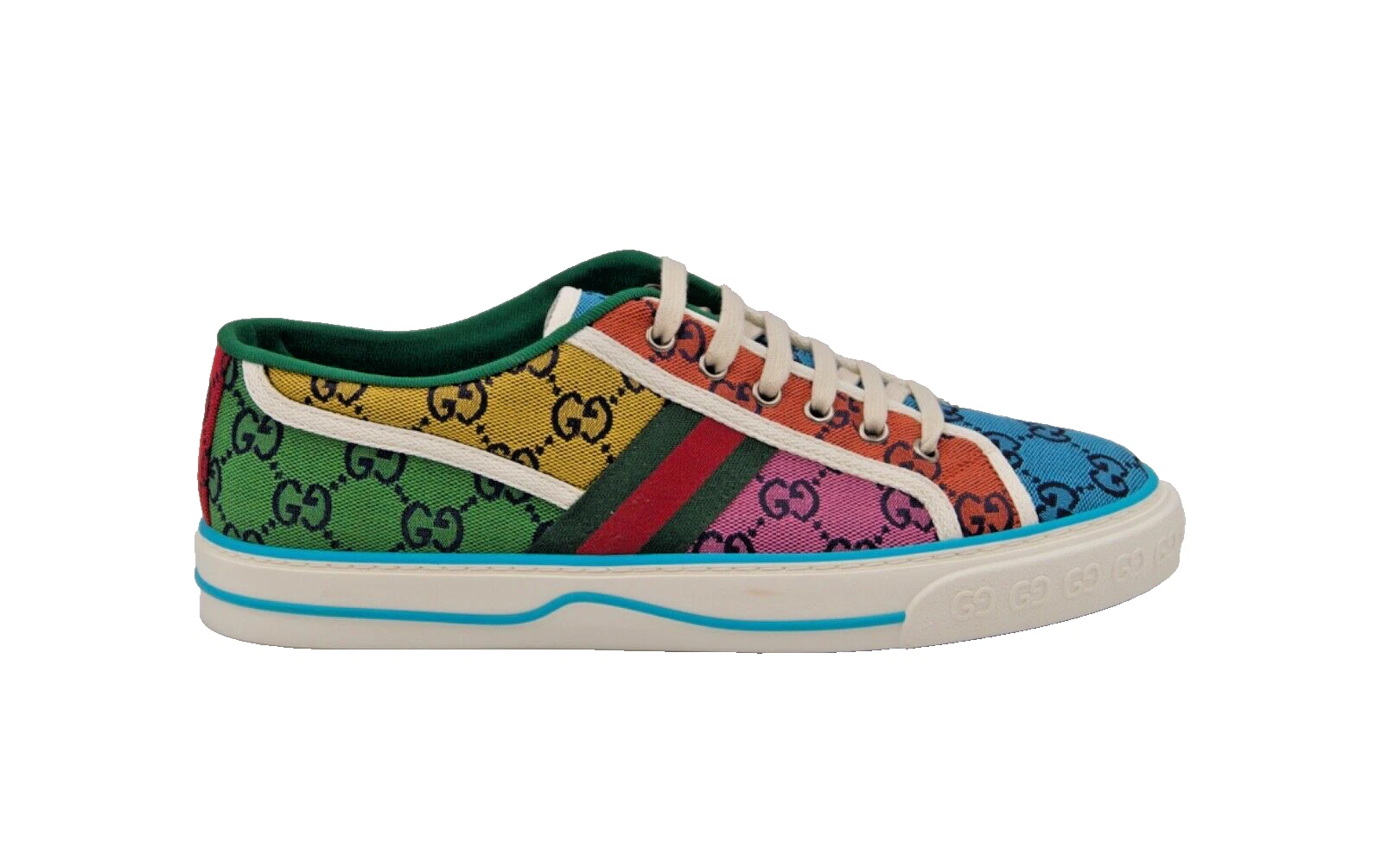 Baskets GUCCI Tennis 1977 GG toile multicolore