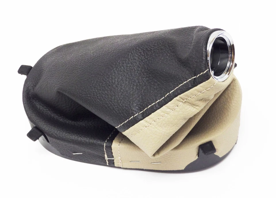 Chevrolet Corvette Manual Shift Boot Black Ebony Cashmere Leather Interior — 第 2/4 张图片