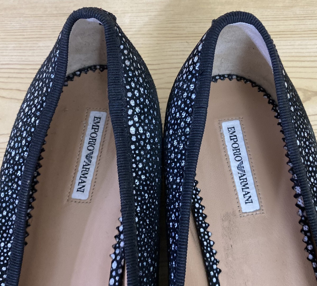 Emporio Armani Ballet Flat Slip On Women's Shoes 9 / 39 | eBay