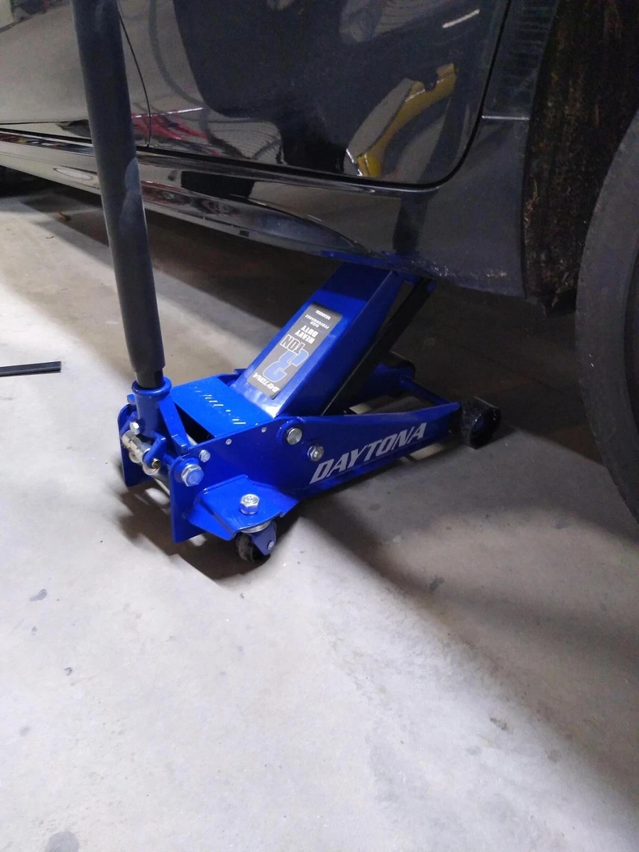 Floor Jack 3 ton Steel Professional with Rapid Pump blue Cars