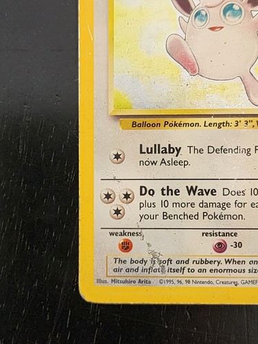Pokémon TCG Wigglytuff Jungle 16/64 Holo Unlimited Holo Rare - Picture 6 of 11