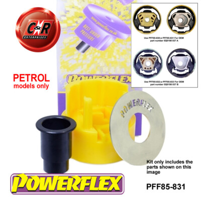Powerflex Fr Low Motor Mnt Hybrid Bush L für Audi A3 Fwd Mlink 20on PFF85-831
