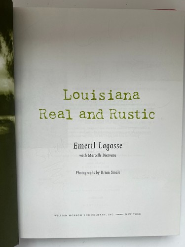 Emeril's Louisiana: Real & Rustic (1st Ed & Printing)—Signed - Picture 7 of 8