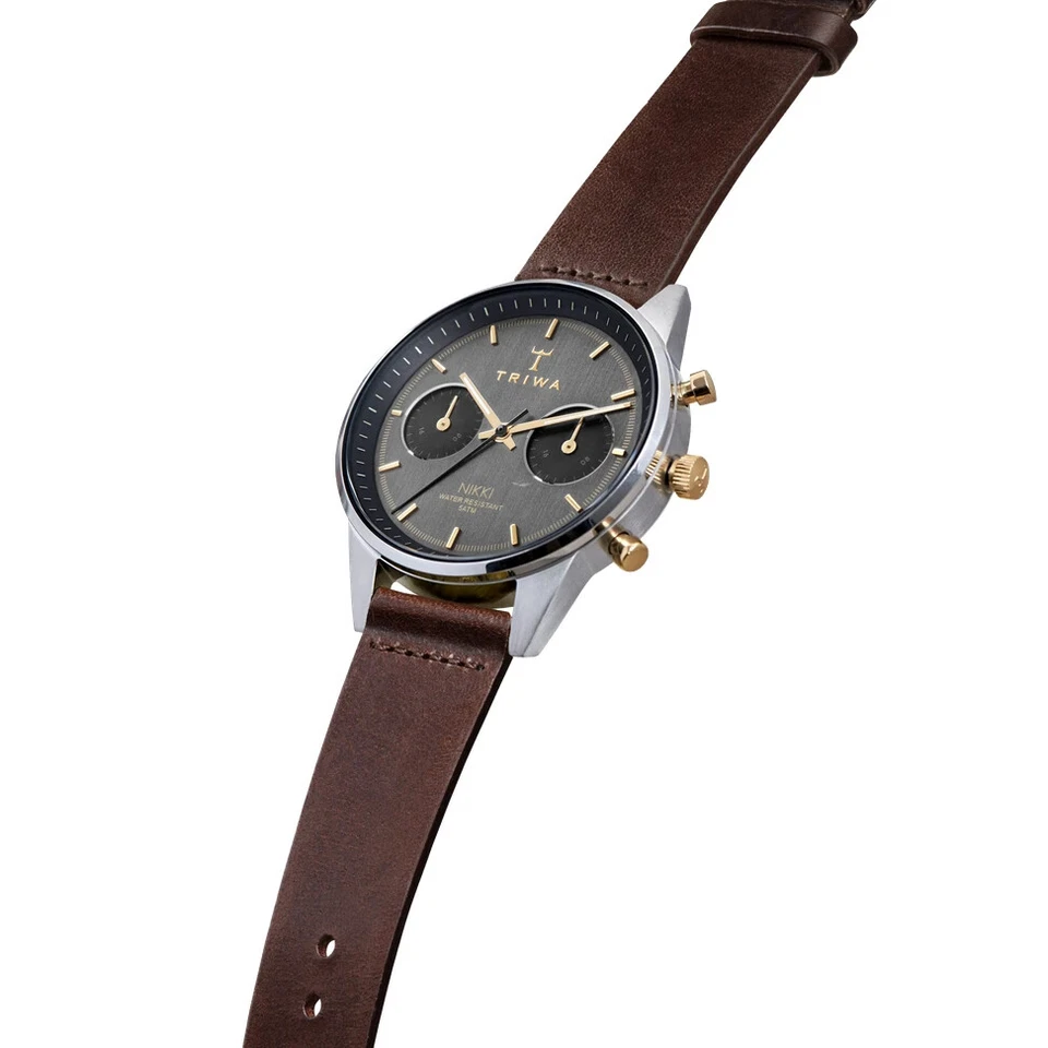 Reloj Triwa Nikki Smoky marrón oscuro delgado Foto 2 de 4