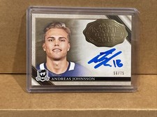 Andreas Johnsson 56/75 Rookie Auto Toronto Maple Leafs 2018-19 UD The Cup (JC6)