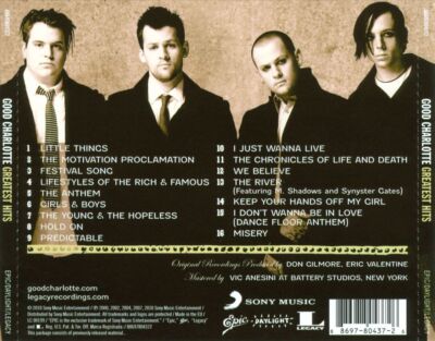 GOOD CHARLOTTE GREATEST HITS NEW CD 886978043726 UK