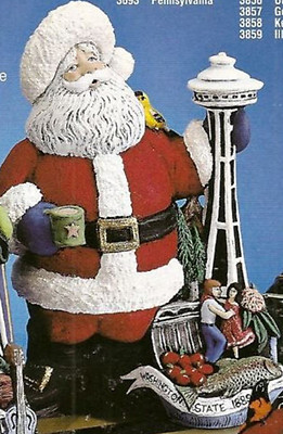 Ceramic Bisque~~ Ready to Paint~Gare~ Washington Santa 