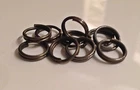 15 -1000 Circlip Split Ring for Wobbler Indicator Jerkbait Swimbait Steel Dark