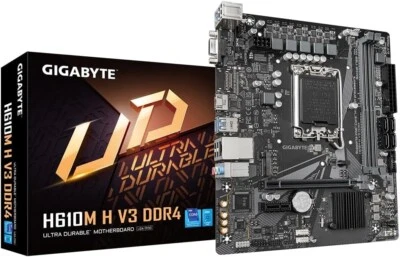 Gigabyte H610M H V3 DDR4 (rev. 1.0) Scheda Madre PC mATX Intel LGA1700 PCIe 4.0