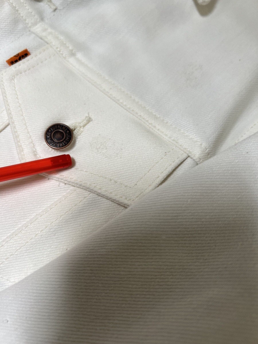 FW12 SUPREME X LEVI'S DENIM LEOPARD JEAN JACKET WHITE M FW12 SUPREME X LEVI'S DENIM LEOPARD JEAN JACKET WHITE M