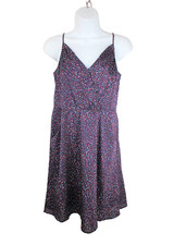 Gap Size 6 PURPLE WITH DOTS SPAGHETTI STRAP SUNDRESS NWOTS