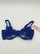 Image of Boux Avenue Women's Bra 32DD Cobalt Blue Alicia Balconette RRP£42 New F2