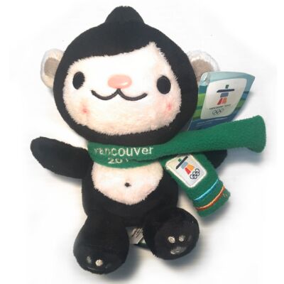 Vancouver 2010 Winter Olympic Mascot Plush Toys 7.5