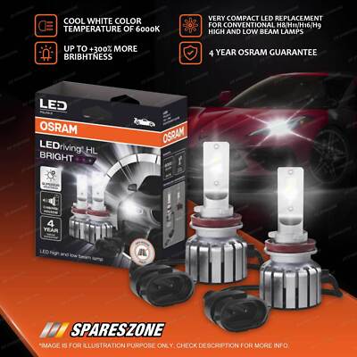thumbnail: OSRAM Ledriving HL Bright H8/H11/H16/H9 LED-lamp – Tot 300% Helderder, 6000K, Retrofit Voor Halogeen