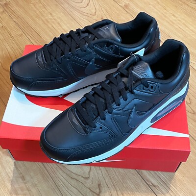 Nike Air Max Command Leather Black Grey Men's US10.5 UK9.5 749760 001 Sneaker