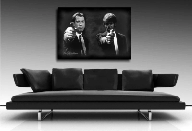Bild Leinwand mit Keilrahmen Pulp Fiction Bilder Kunstdruck Wandbild Poster 150c - Bild 2 von 2