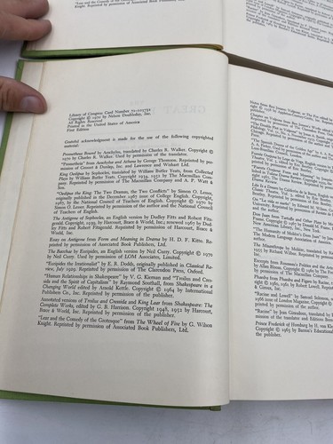 The Great Playwrights Eric Bentley Volumes 1 & 2 Hardcover Books 1970 - Lot Of 2 - Imagen 13 de 13