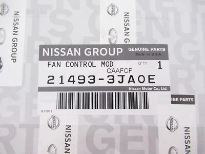 Genuine OEM Nissan Infiniti 21493-3JA0E Engine Cooling Fan Control Module - Image 1 of 4