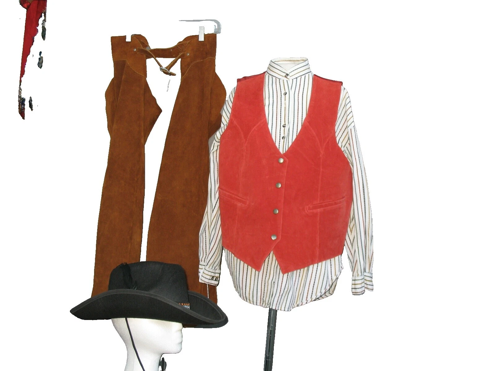 Traje completo de cuero trajes Vaqueros y Viejo Oeste