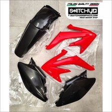 KIT PLASTICHE HM 50 - 125 4t e VENT Rosso e Nero