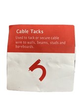 Cable Tacks Cable Wire Clips Cord Tie Holder, Pack of 10, NEW IN SEALED PACKAGE