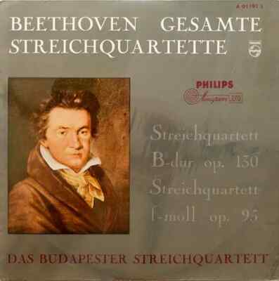 LP Beethoven / Budapest String Quartet Gesamte Streichquartette   Streichquarrt