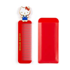 Hello Kitty Hair Comb With Case Sanrio Travel Accessories