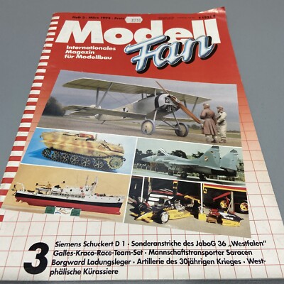 Modell Fan Model Magazine Germany German Text March 1992