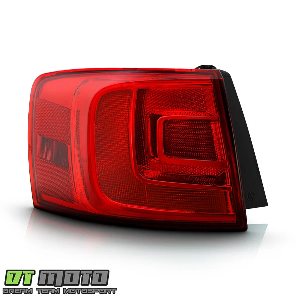 Para Volkswagen Jetta 2011-2018 sin faro antiniebla trasero luz trasera exterior conductor LH Foto 2 de 4