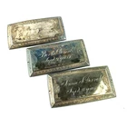 3 Young Sisters Victorian Coffin Plates Casket Plaques 1887 Aesthetic Design Sad