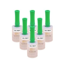 5" in. x 1000FT 60 Gauge Rolls Stretch Shrink Film Hand Wrap Core 1" Handler Inc