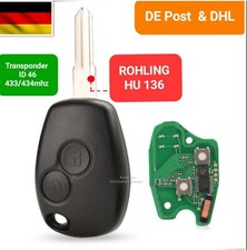 Funk Schlüssel für Renault Twingo II Clio III Kangoo Dacia Trafic HU136 433MHz