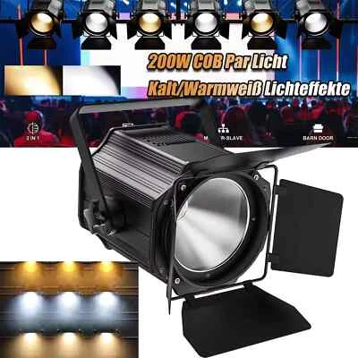 200W COB LED Par Bühnenlicht Bühnenbeleuchtung 2 in 1 Strahler Außen Spot Licht - Bild 1 von 4
