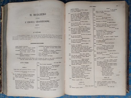 Pietro Metastasio - Opere - 1857 - volume unico - condizioni molto buone - Foto 13 di 16