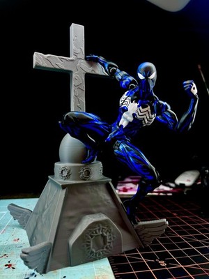 LARGE Steeple Cross Diorama (BLANK) (READ DESCRIPTION)