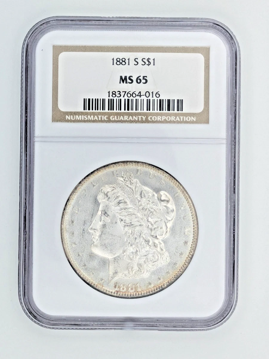 NGC 1881 Year Grade MS 65 Morgan Dollars (1878-1921) for sale | eBay