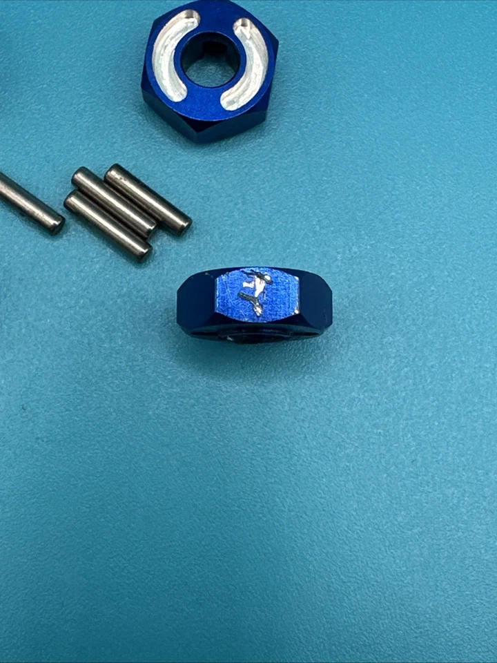 14mm Hex Adaptor For Traxxas 3.3 RC Car With Pins Aluminum - Image 4 of 4