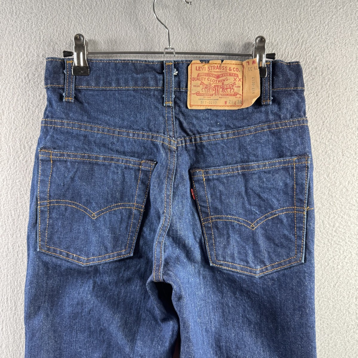 Vintage Levis Jeans Mens 29x31 (Fits 27x31) Denim 517