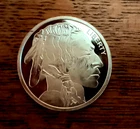 1 oz Silver Round Buffalo/Indian Head