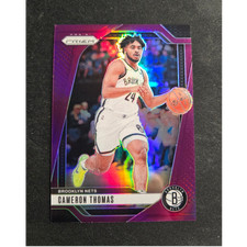 2024-25 Panini Prizm Cameron Thomas Purple Prizm #91 /99 Brooklyn Nets NBA