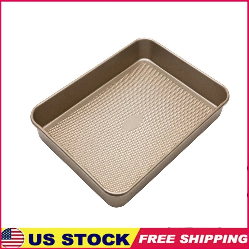 Non-Stick Baking Pan Diamond Base Carbon Steel Oven Safe 500F Easy Clean 15x11